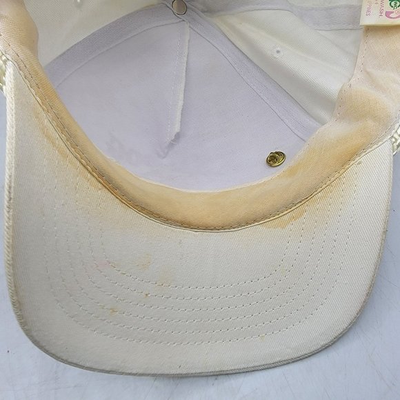 Vintage The Red Dog Saloon Juneau Alaska White Hat Cap Laborers Local 652 Pin - Picture 10 of 10